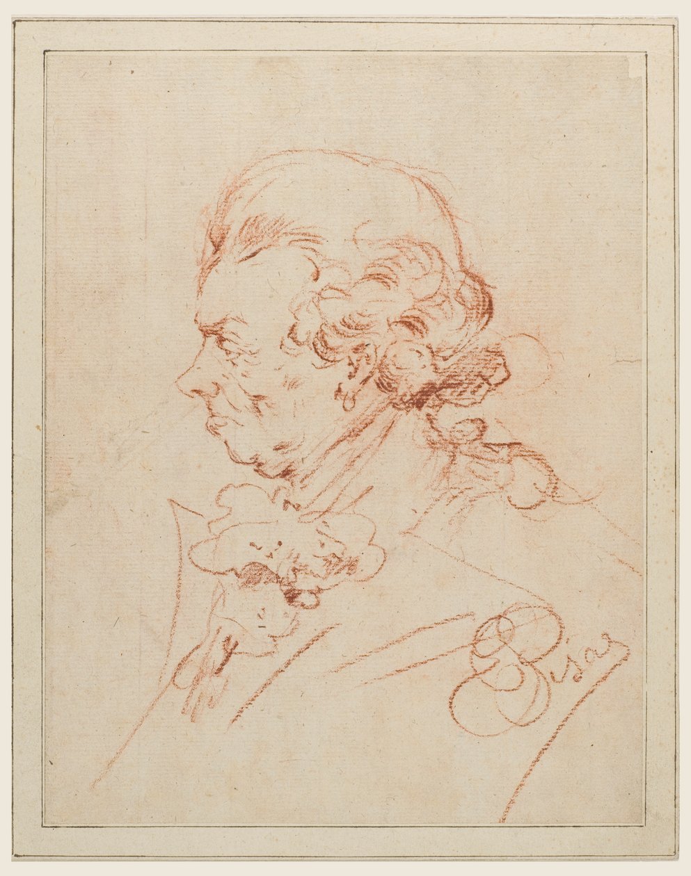 Studie für das Porträt eines Mannes von Unknown artist