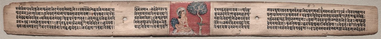 Sudhana und ein Papagei: Folio 20 (recto), aus einem Gandavyuha-Sutra (Schrift der höchsten Anordnung) von Unknown artist