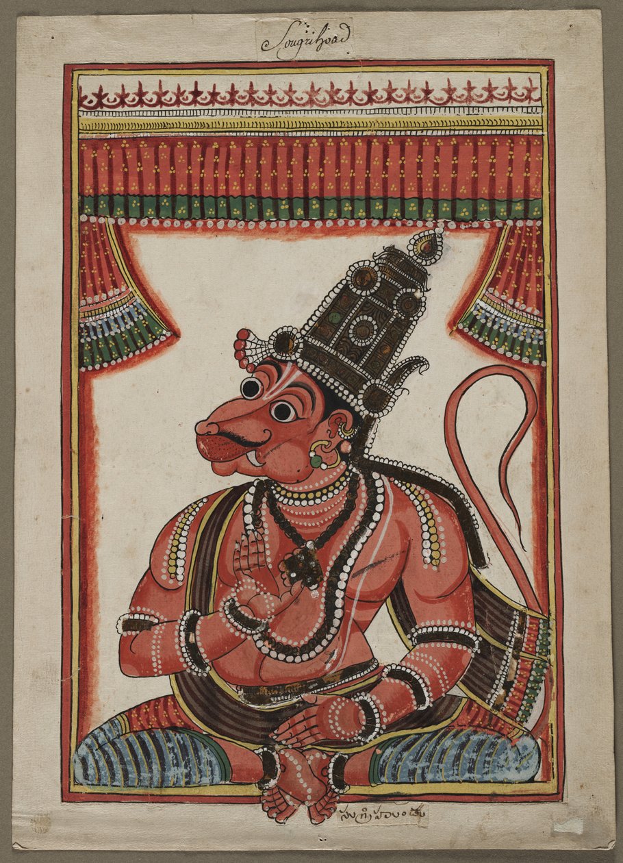 Sugriva, der Affenkönig von Unknown artist