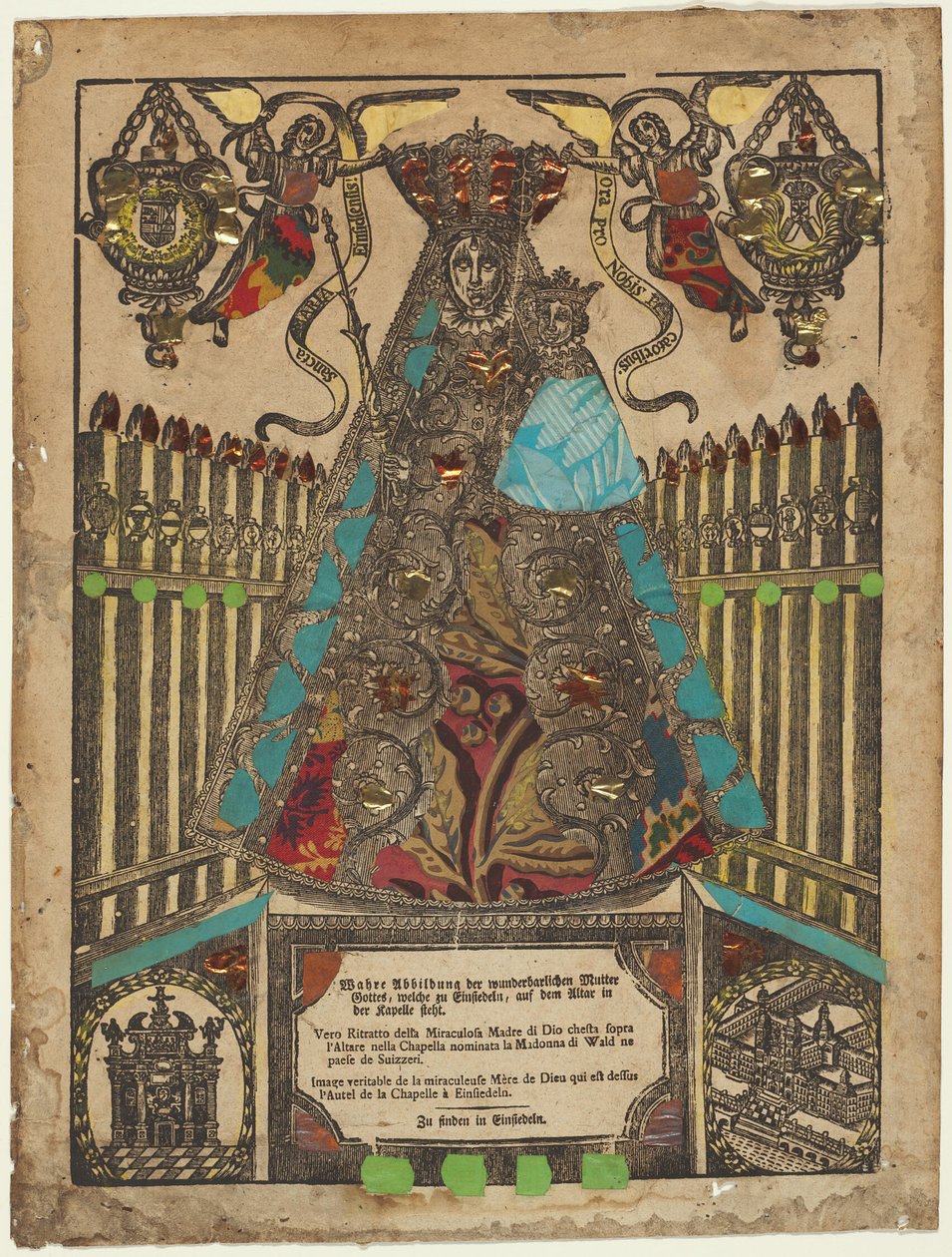 Die Anbetung der Einsiedeln Madonna von Unknown artist