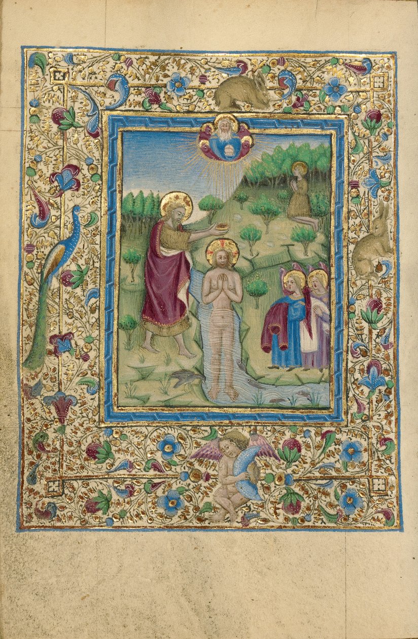 Die Taufe Christi von Unknown artist