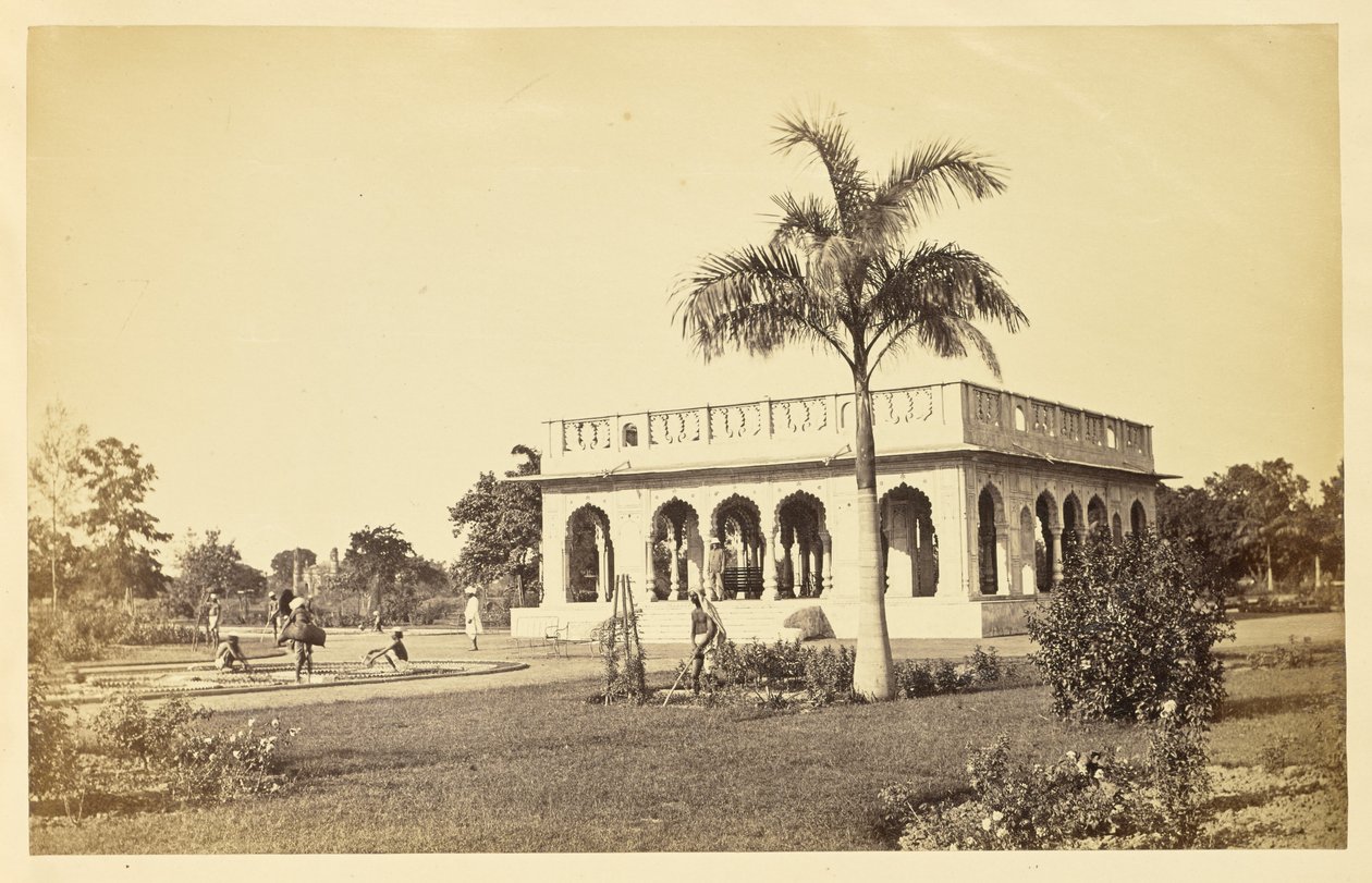Die Baradari im Wingfield Park, Lucknow von Unknown artist