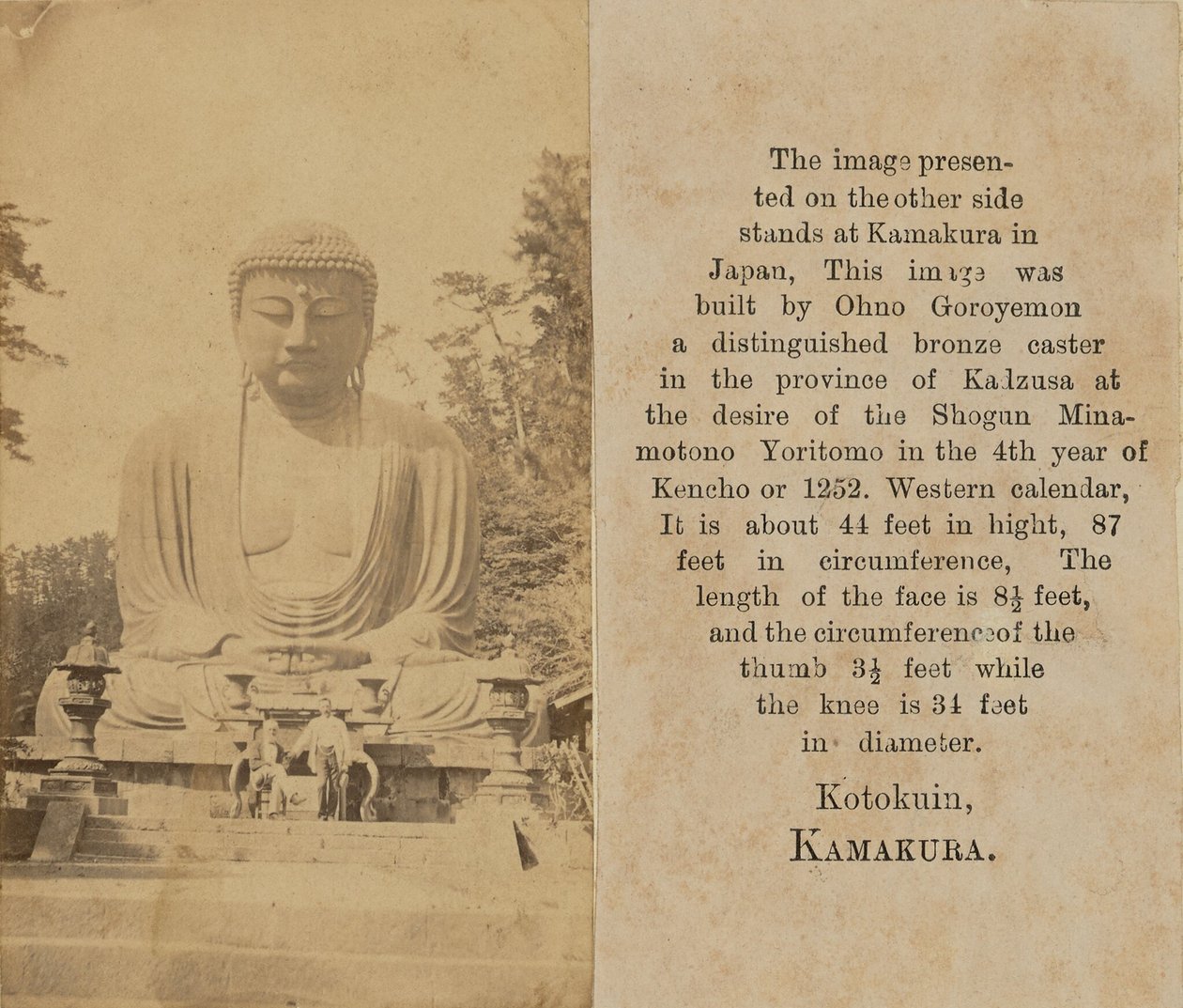 Der Kamakura Buddha von Unknown artist