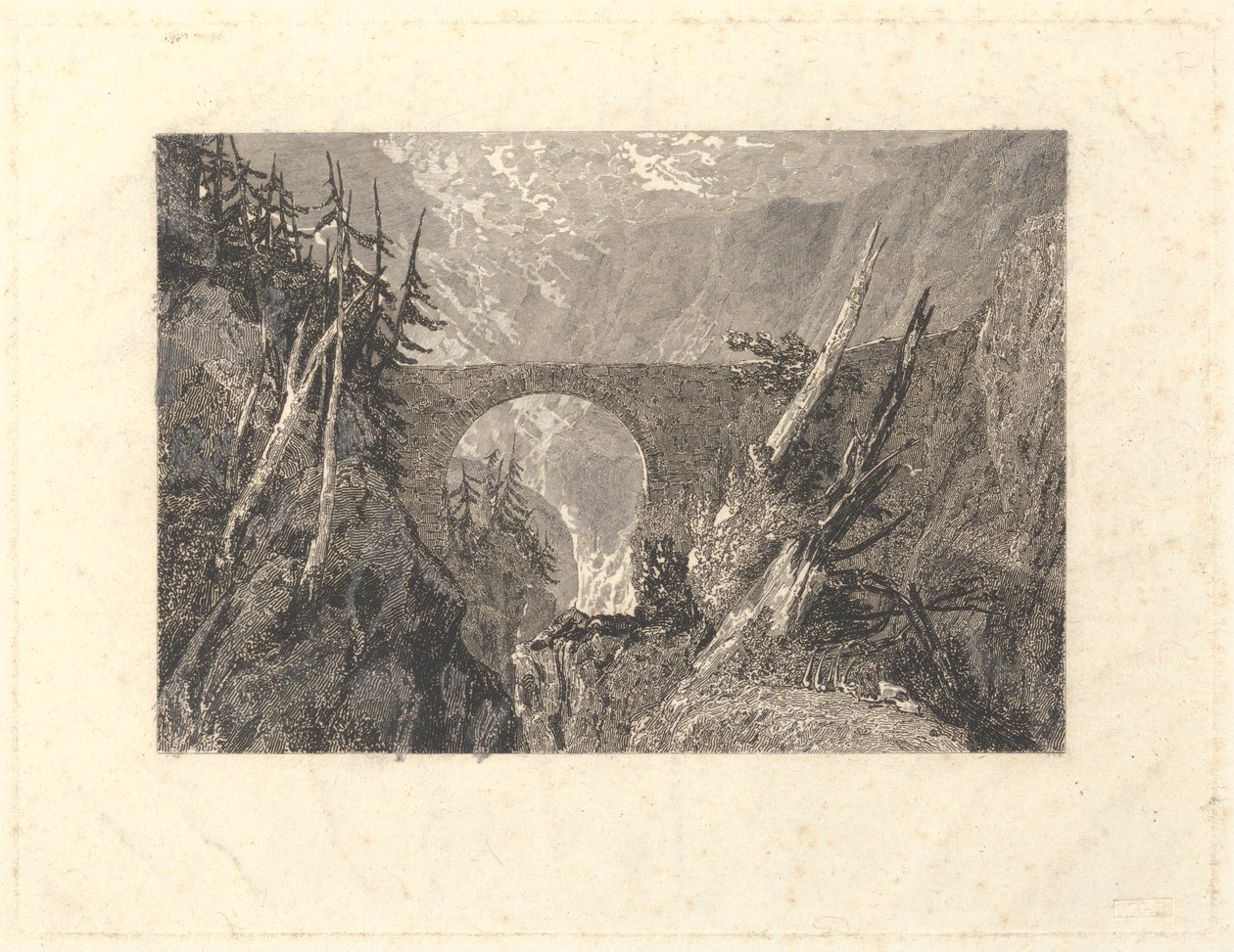 Die kleine Teufelsbrücke von Unknown artist