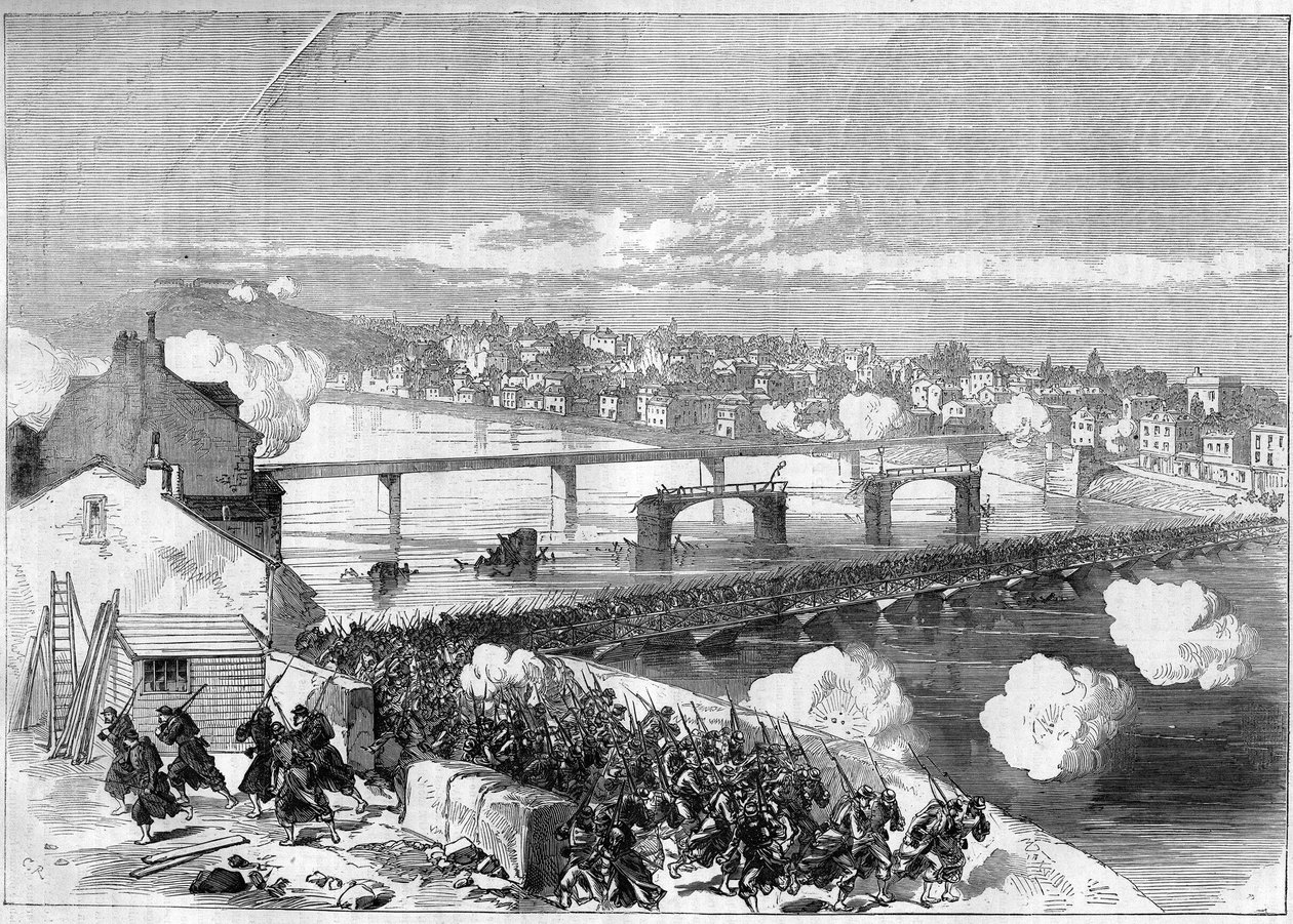 Die Pariser Kommune 1871. Am 17. April von Unknown artist