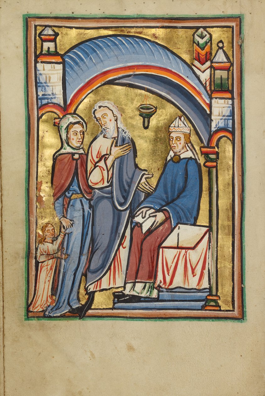 Die Darstellung der Jungfrau im Tempel von Unknown artist