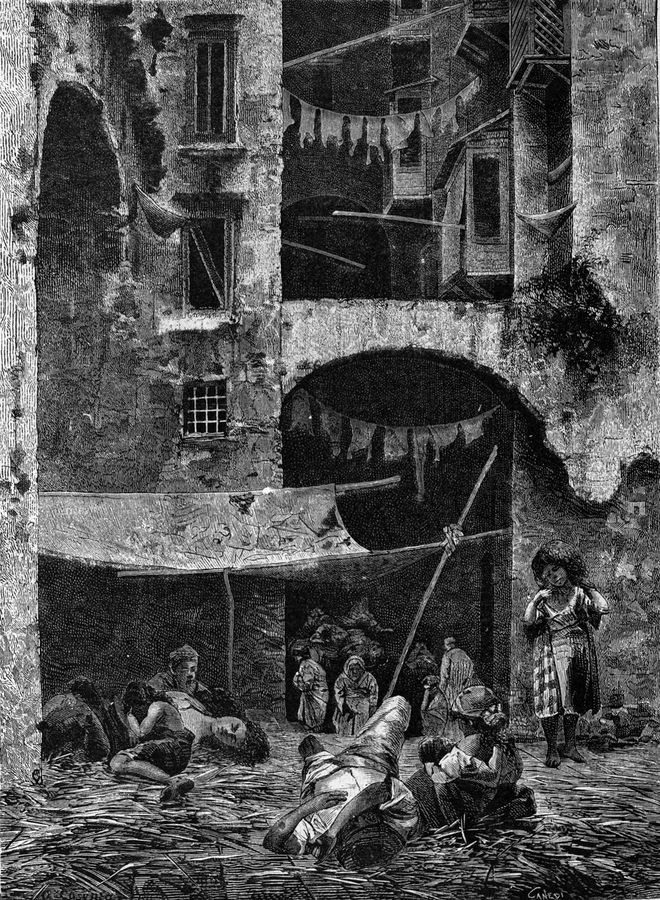 Die Cholera-Epidemie in Neapel im Jahr 1836 von Unknown artist