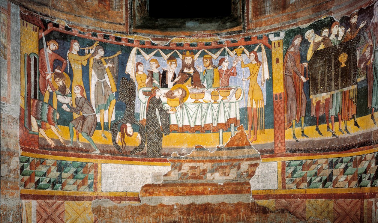 Der Tanz der Salome und das Haupt von Johannes dem Täufer von Unknown artist