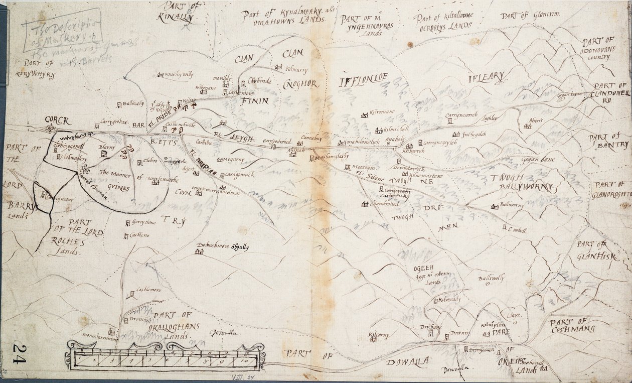 Die Beschreibung von Muskery, ca. 1590 von Unknown artist