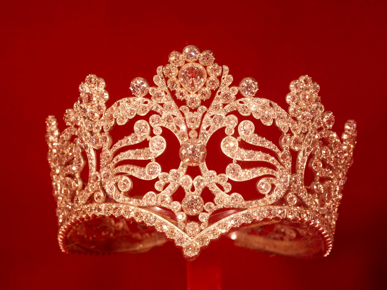 Das Diadem der Kaiserin Josephine de Beauharnais (Marie-Joseph-Rose de Tascher de la Pagerie) (1763-1814). 1804-1809. Private Sammlung von Unknown artist