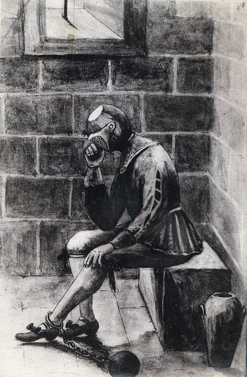 Der Mann mit der eisernen Maske, Staatsgefangener in der Festung der Heiligen Margareteninsel. von Unknown artist