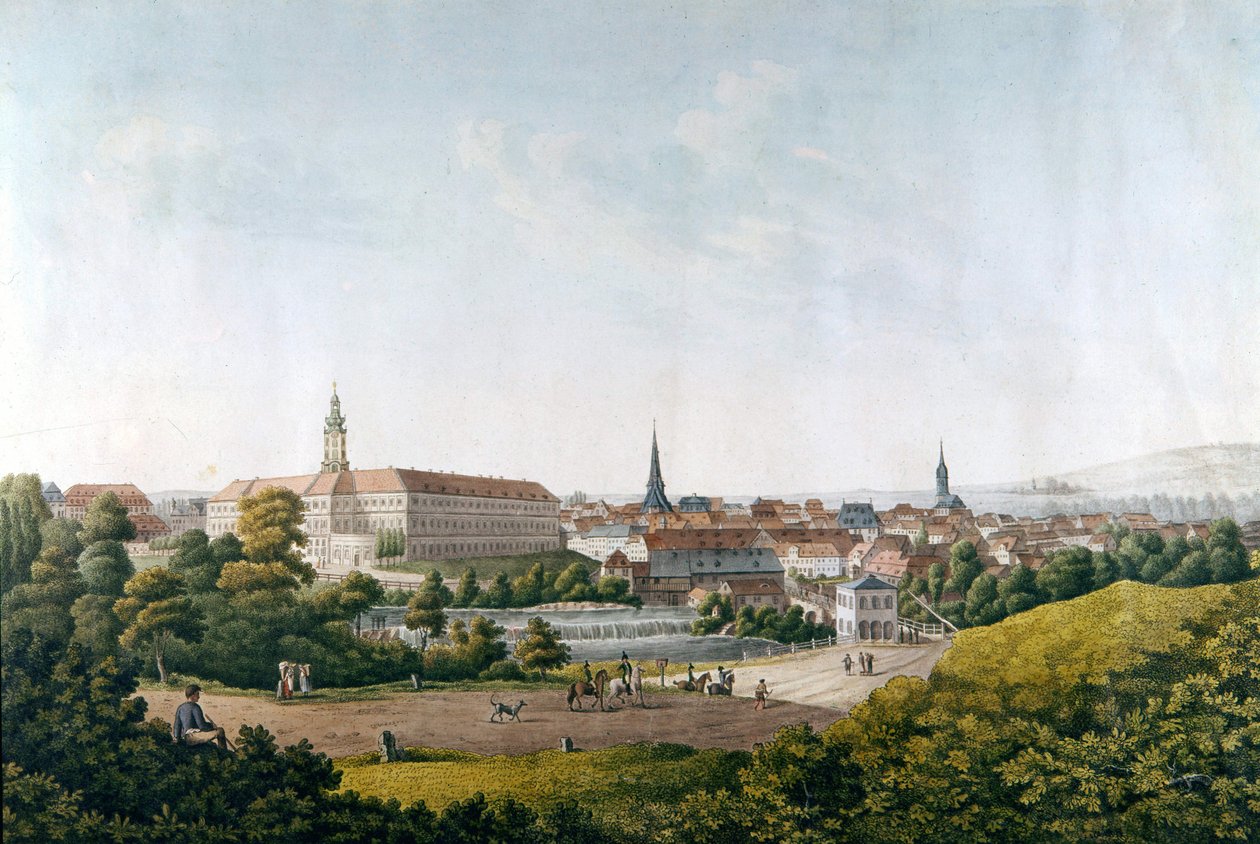 Die Stadt Weimar Ende des 18. Jahrhunderts von Unknown artist