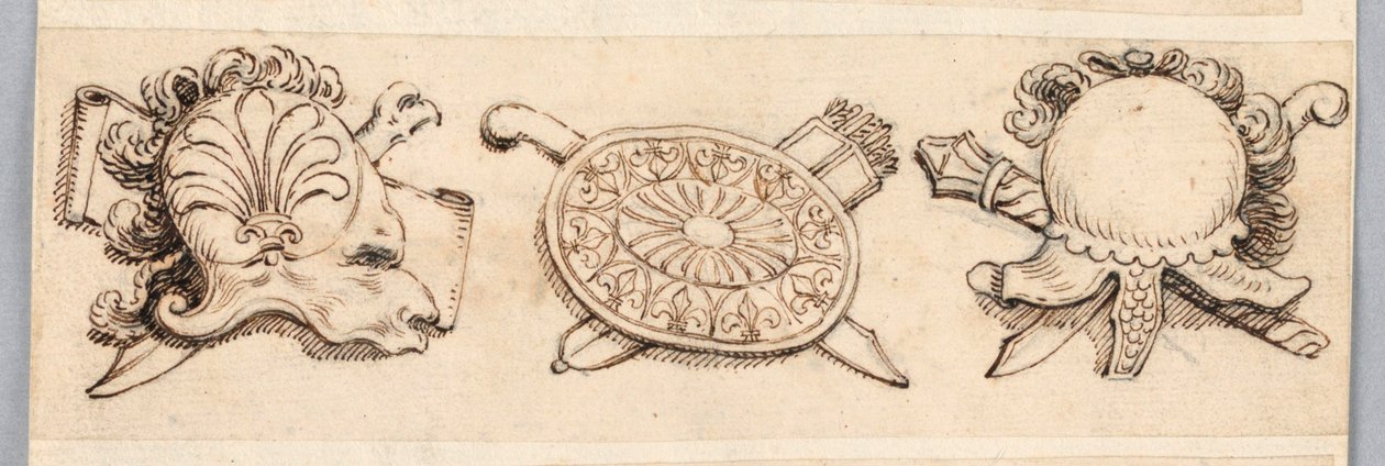 Drei Trophäen von Unknown artist