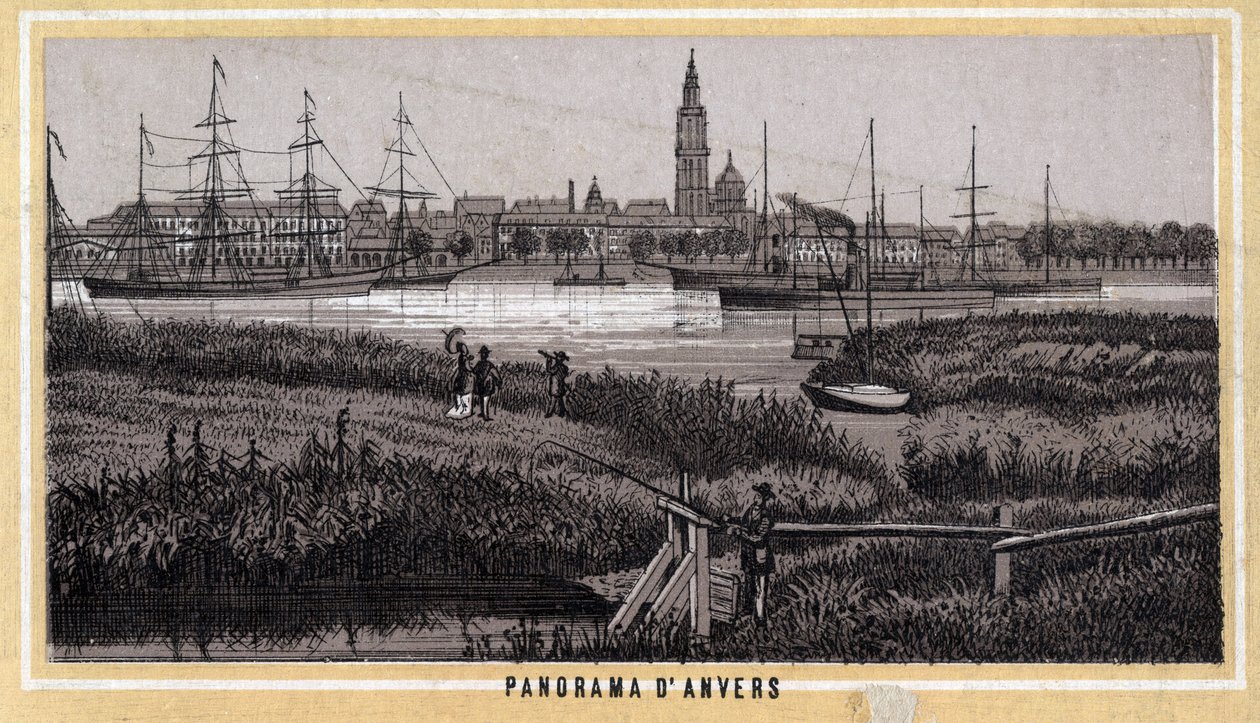 Ansicht von Antwerpen, Belgien (flämische Region) von Unknown artist