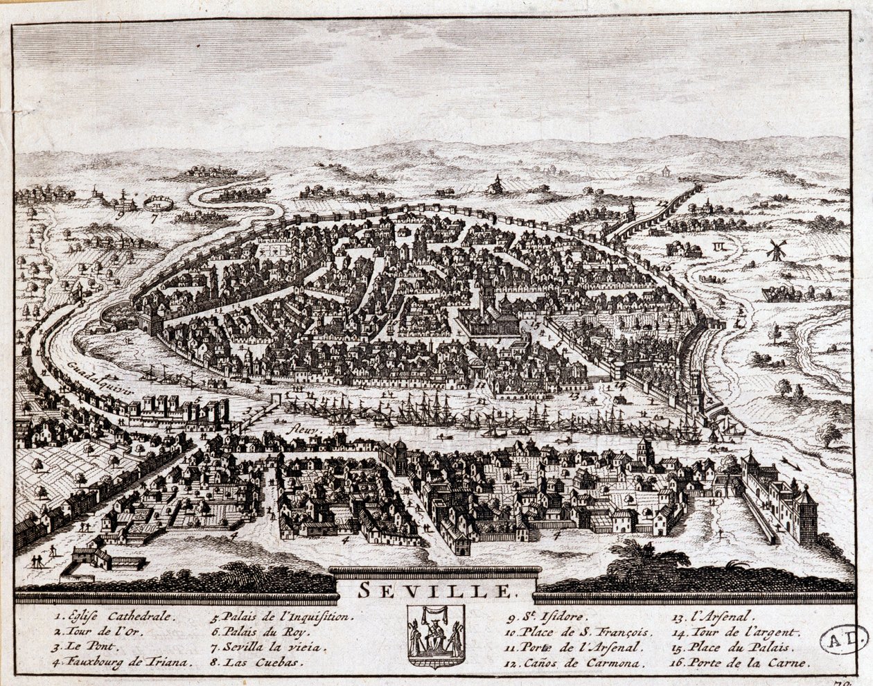 Ansicht von Sevilla von Unknown artist