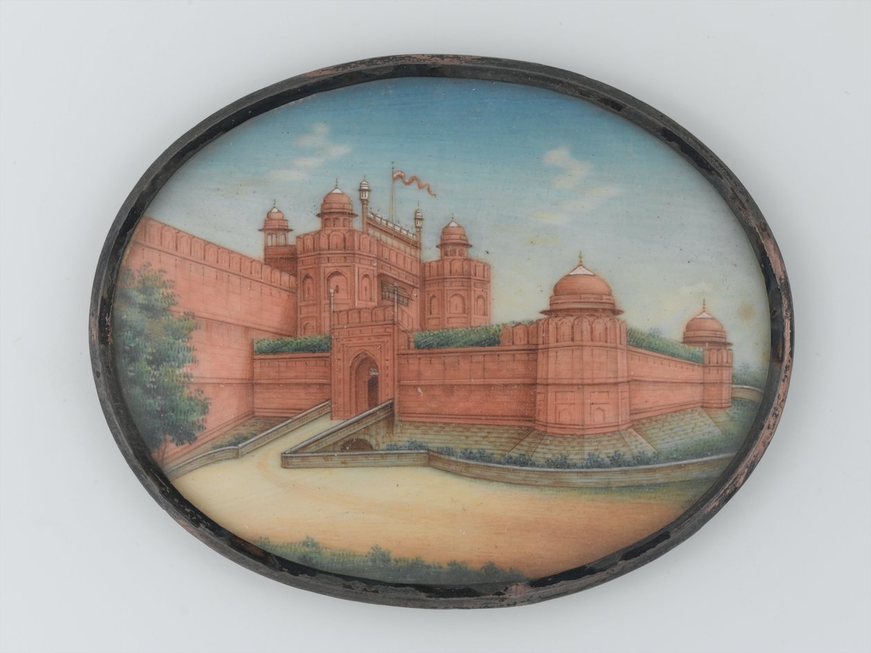 Ansicht des Roten Forts, Delhi, ca. 1850 von Unknown artist