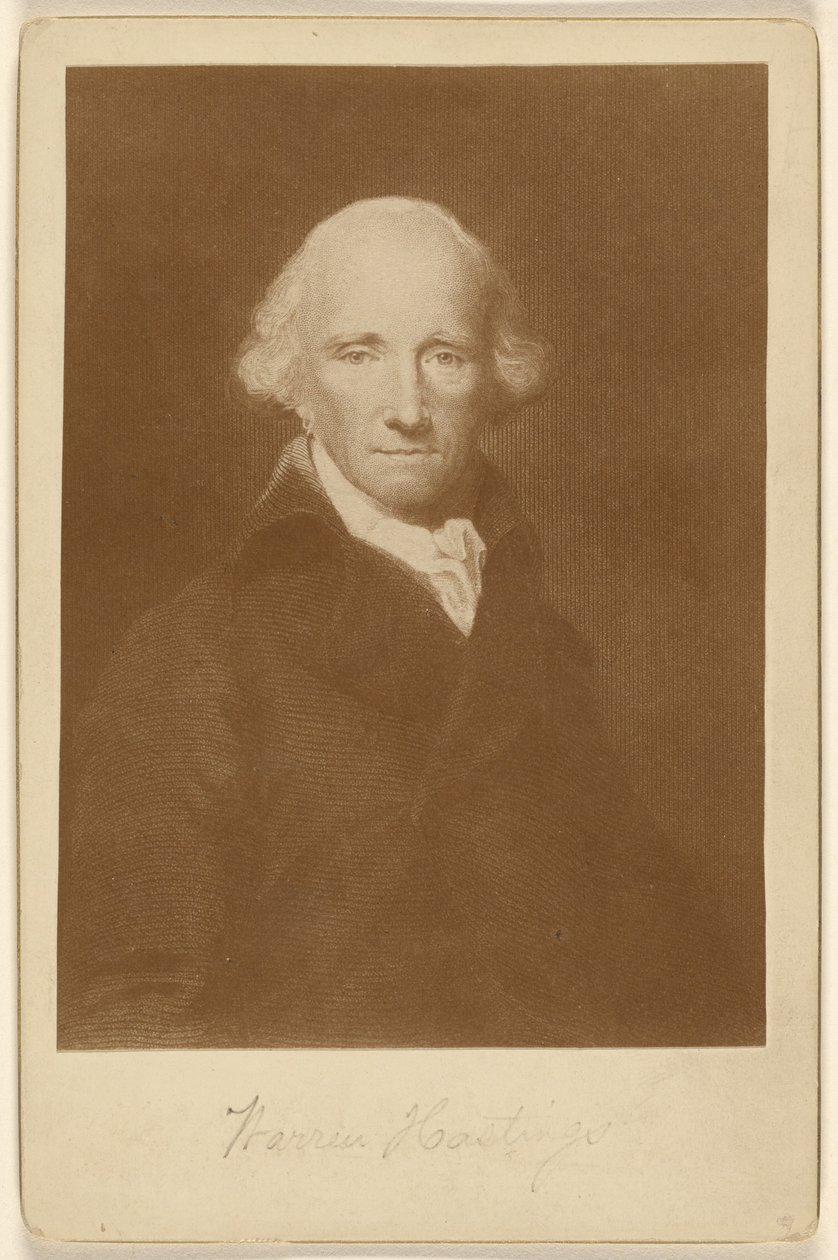 Warren Hastings (nach einem Stich) von Unknown artist