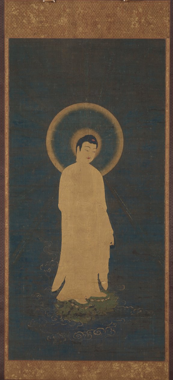 Willkommener Abstieg von Amida Buddha (Raigō) von Unknown artist