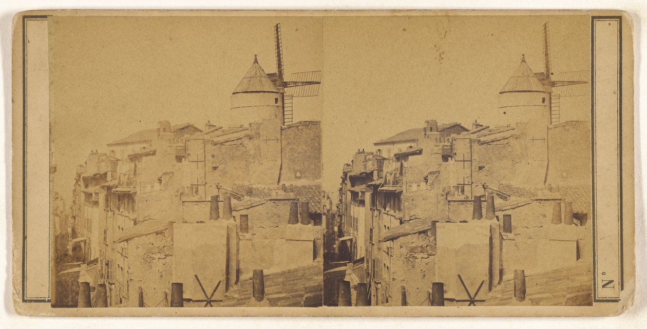 Windmühle, Spanien von Unknown artist