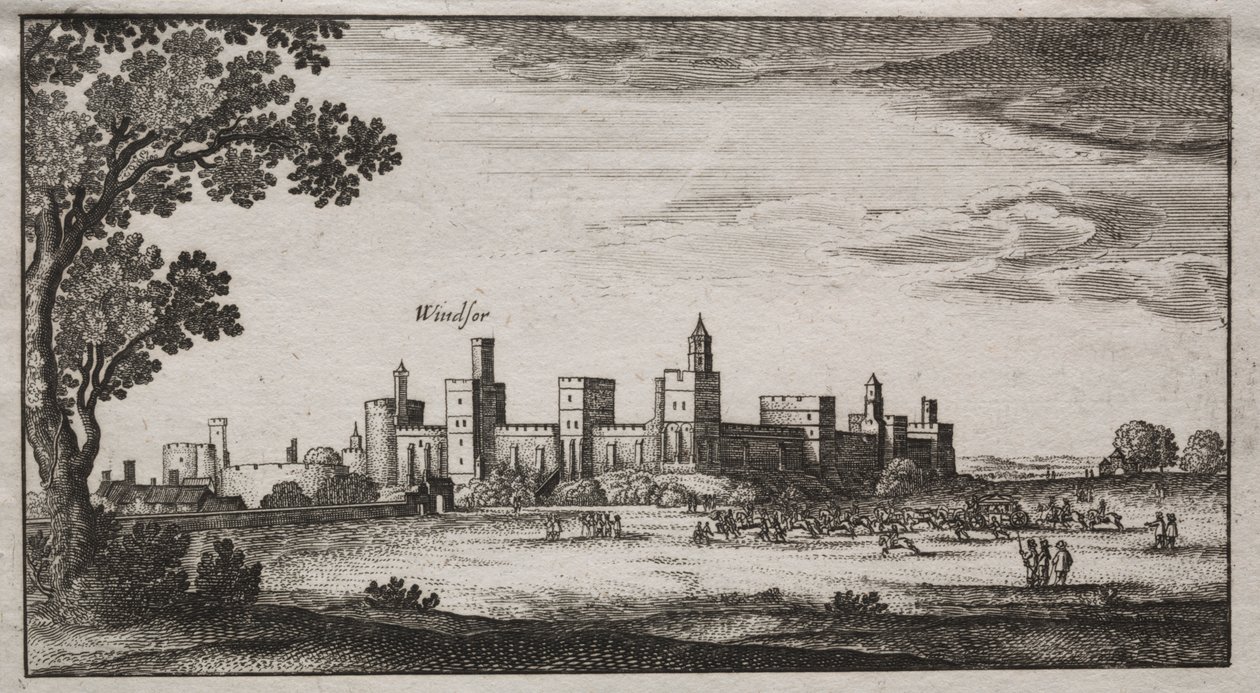 Schloss Windsor von Südosten von Unknown artist