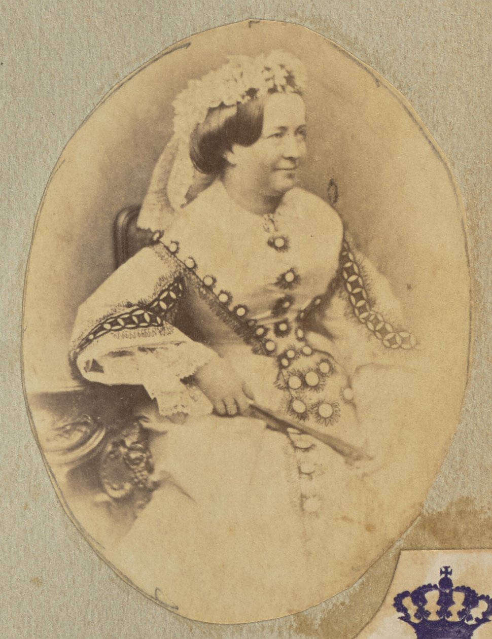 Königin Amalia von Griechenland von Unknown artist/maker