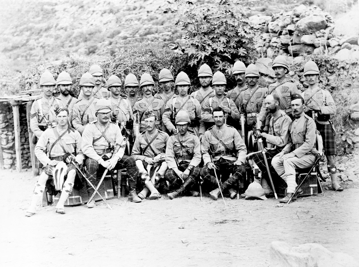 2. Bataillon, Seaforth Highlanders (Ross-shire Buffs, The Duke of Albanys), Black Mountain Expedition von Unknown photographer