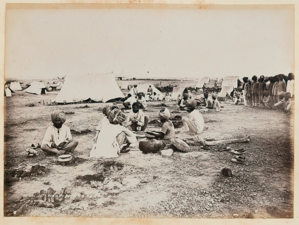 Lager der 15. (Bengalischen) einheimischen Infanterie, Suakin-Feldtruppe von Unknown photographer