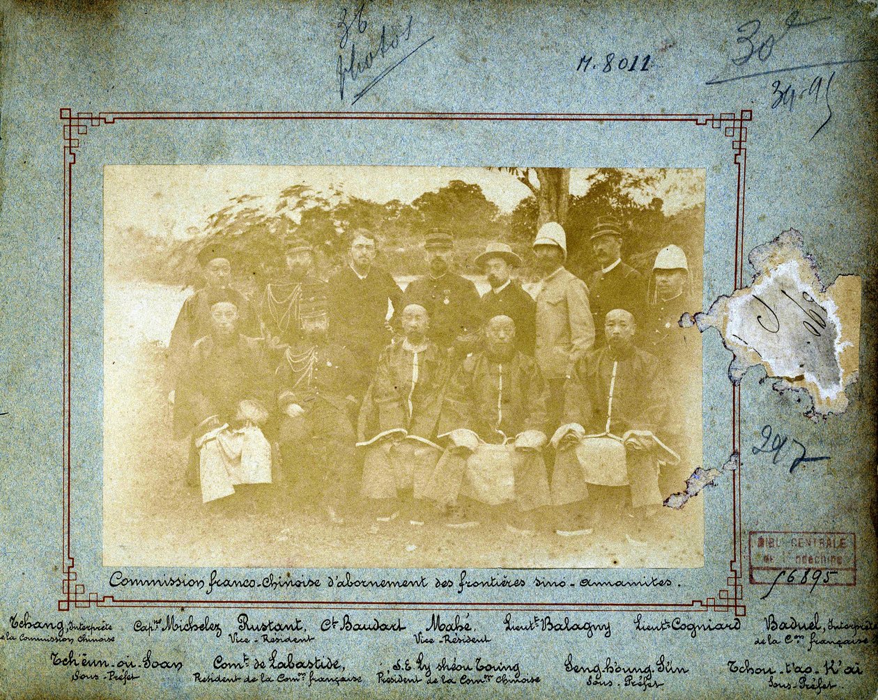 Französisch-chinesische Kommission (Definition der sino-annamitischen Grenze) von Unknown photographer