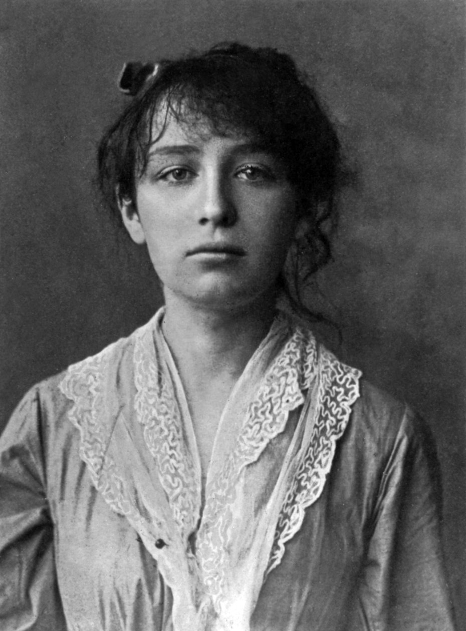 Französische Bildhauerin Camille Claudel (1864-1943) hier im Jahr 1884 von Unknown photographer