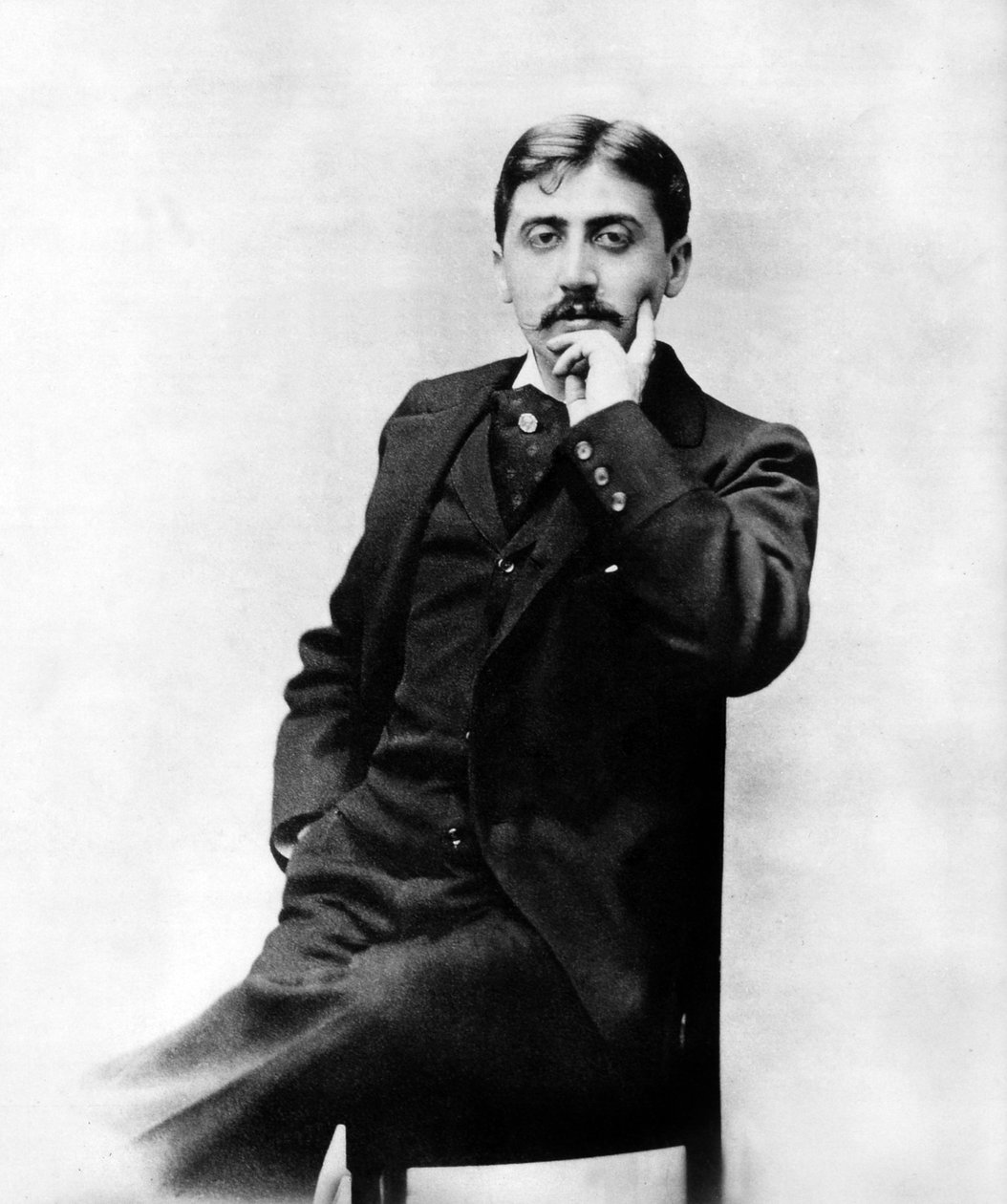 Französischer Schriftsteller Marcel Proust (1871-1922) um 1895 von Unknown photographer