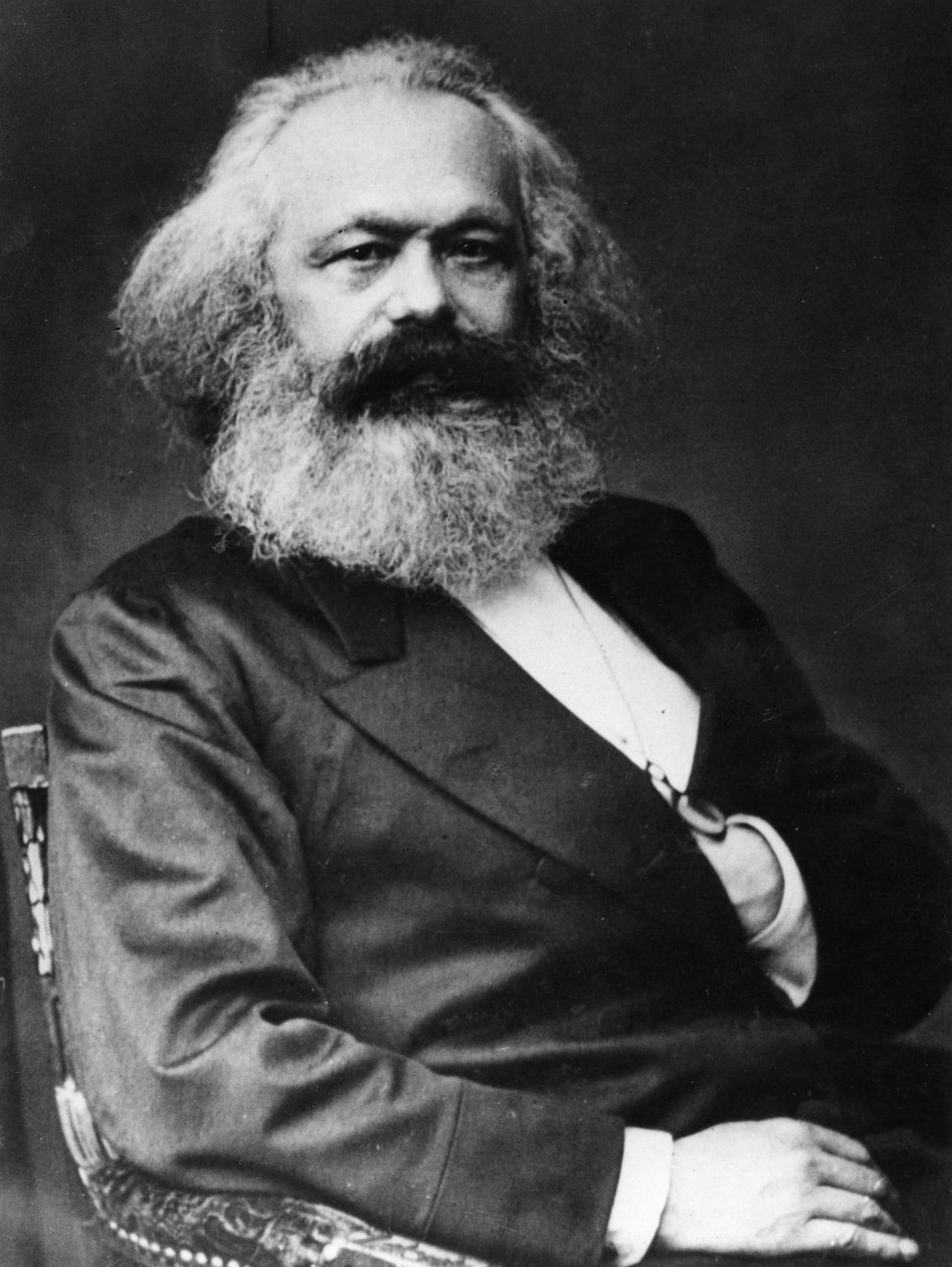 Karl Marx (1818-1893), deutscher sozialistischer Theoretiker und Revolutionär. von Unknown photographer