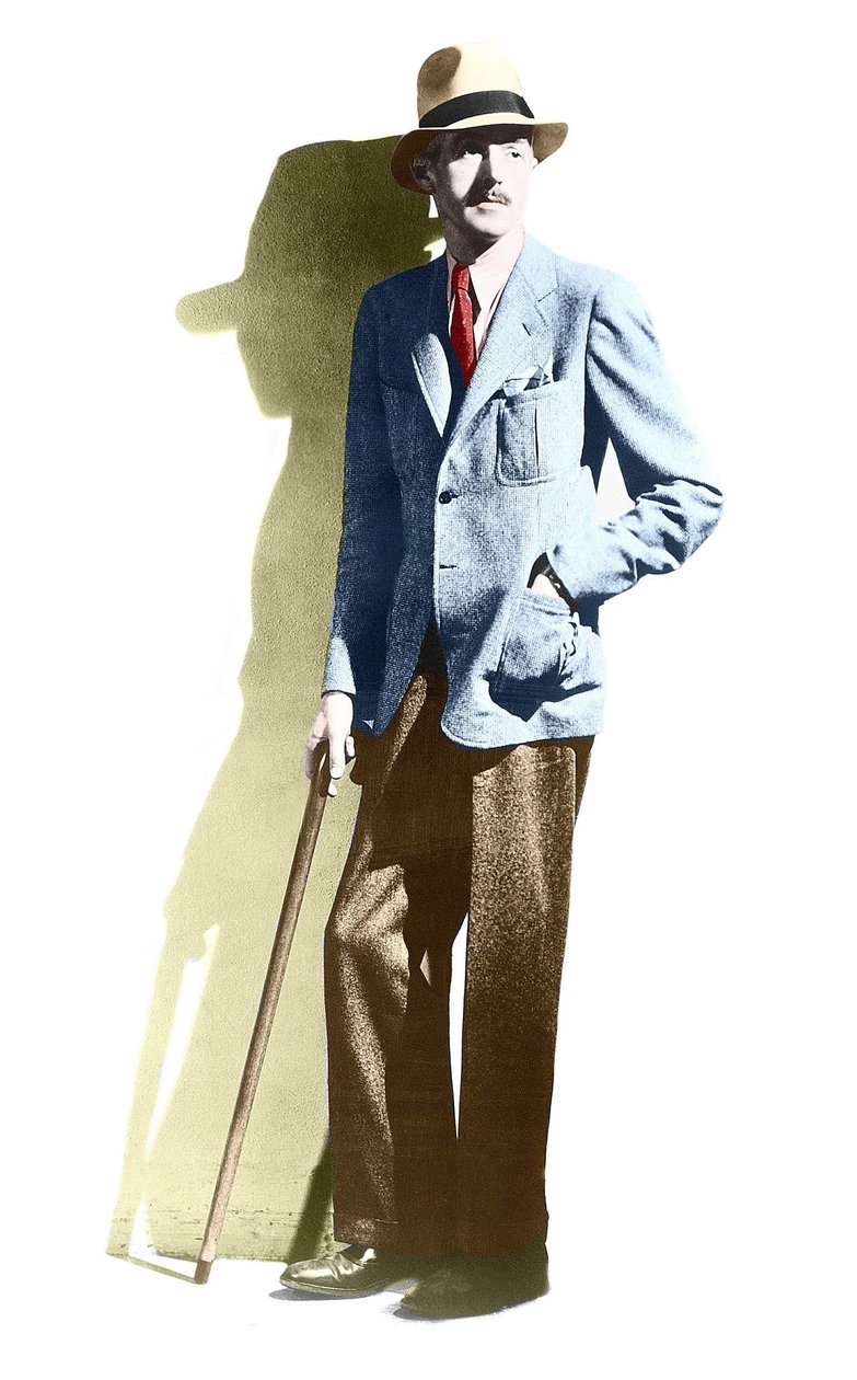 Porträt von Dashiell Hammett (1894-1961), amerikanischer Schriftsteller. von Unknown photographer