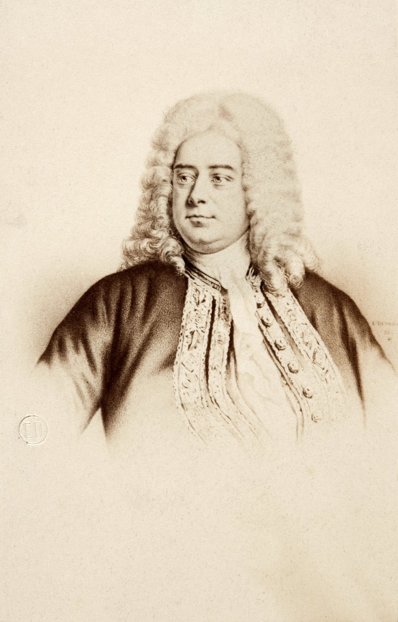 Porträt von Georg Friedrich Händel von Unknown photographer