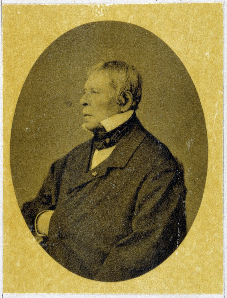 Porträt von Jean Auguste Dominique Ingres (1780 - 1867) im Jahr 1841 von Unknown photographer