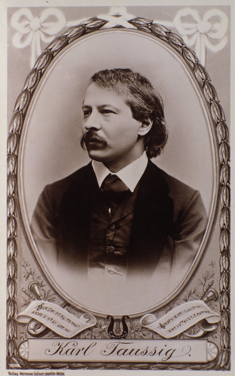 Porträt von Karl Taussig (Stich nach Foto) von Unknown photographer