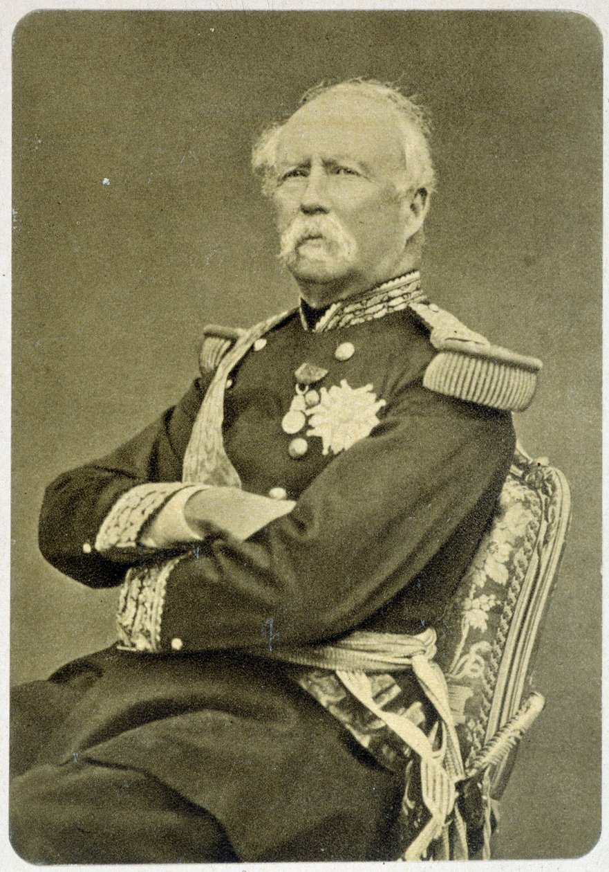 Porträt von Mac Mahon zwischen 1865 und 1875. von Unknown photographer