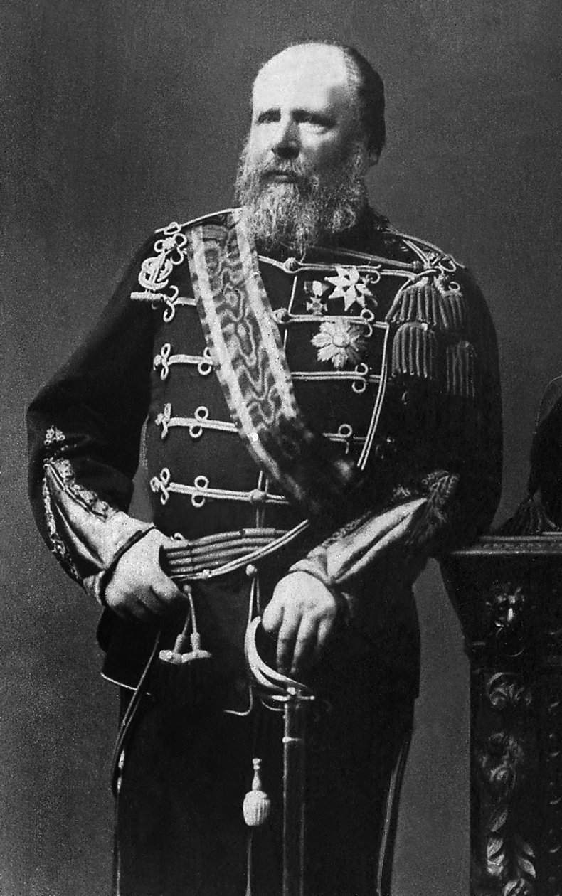 Porträt von Wilhelm III. (1817-1890), Prinz von Oranien-Nassau, Großherzog von Luxemburg und König der Niederlande von 1849 bis 1890. von Unknown photographer