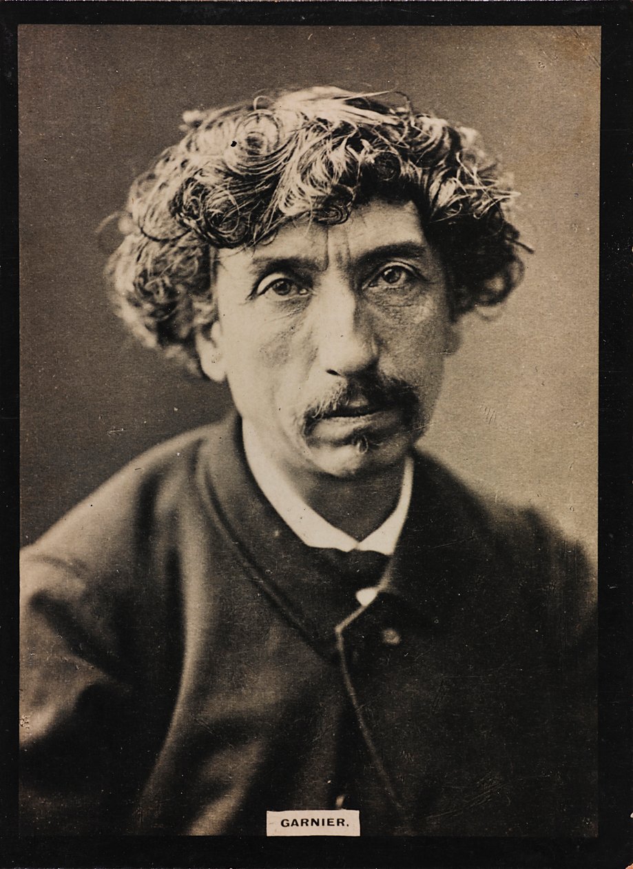 Porträt des französischen Architekten Jean-Louis-Charles Garnier (1825-1898) von Unknown photographer