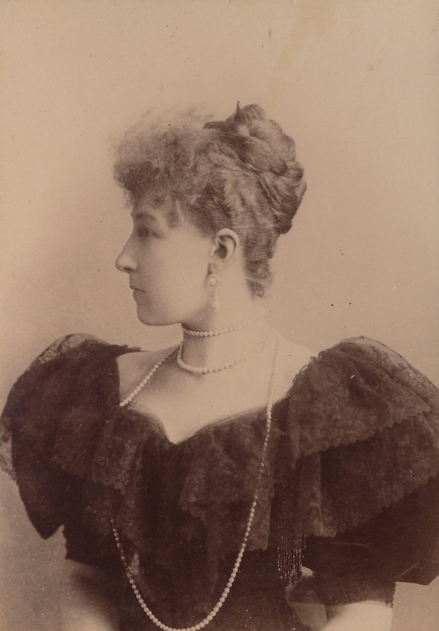 Prinzessin Stéphanie Clotilde Louise Herminie Marie Charlotte von Belgien (21. Mai 1864 – 23. August 1945) von Unknown photographer