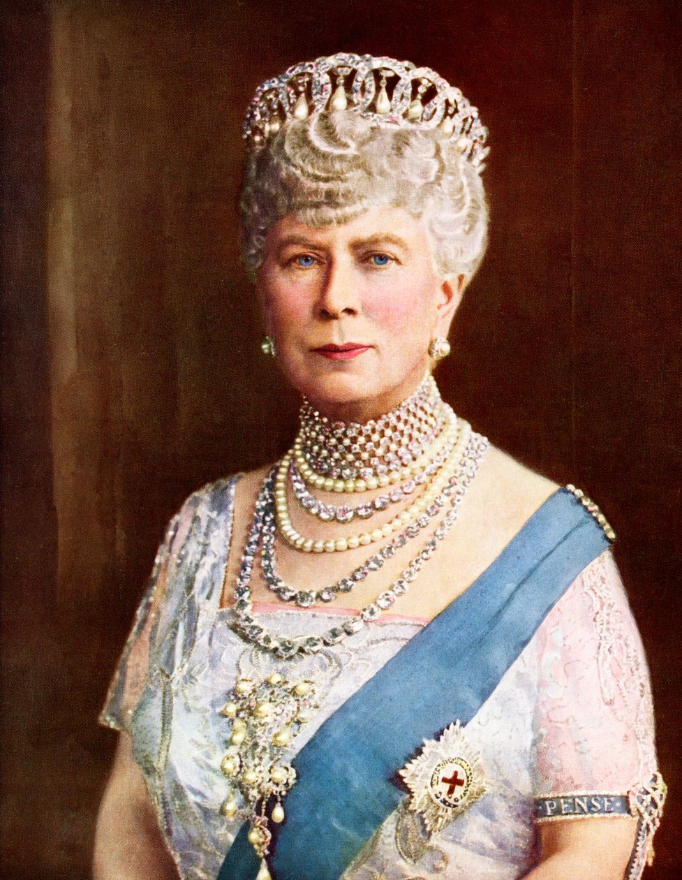 Königin Mary, Gemahlin von König George V., Mary von Teck, Victoria Mary Augusta Louise Olga Pauline Claudine Agnes von Unknown photographer