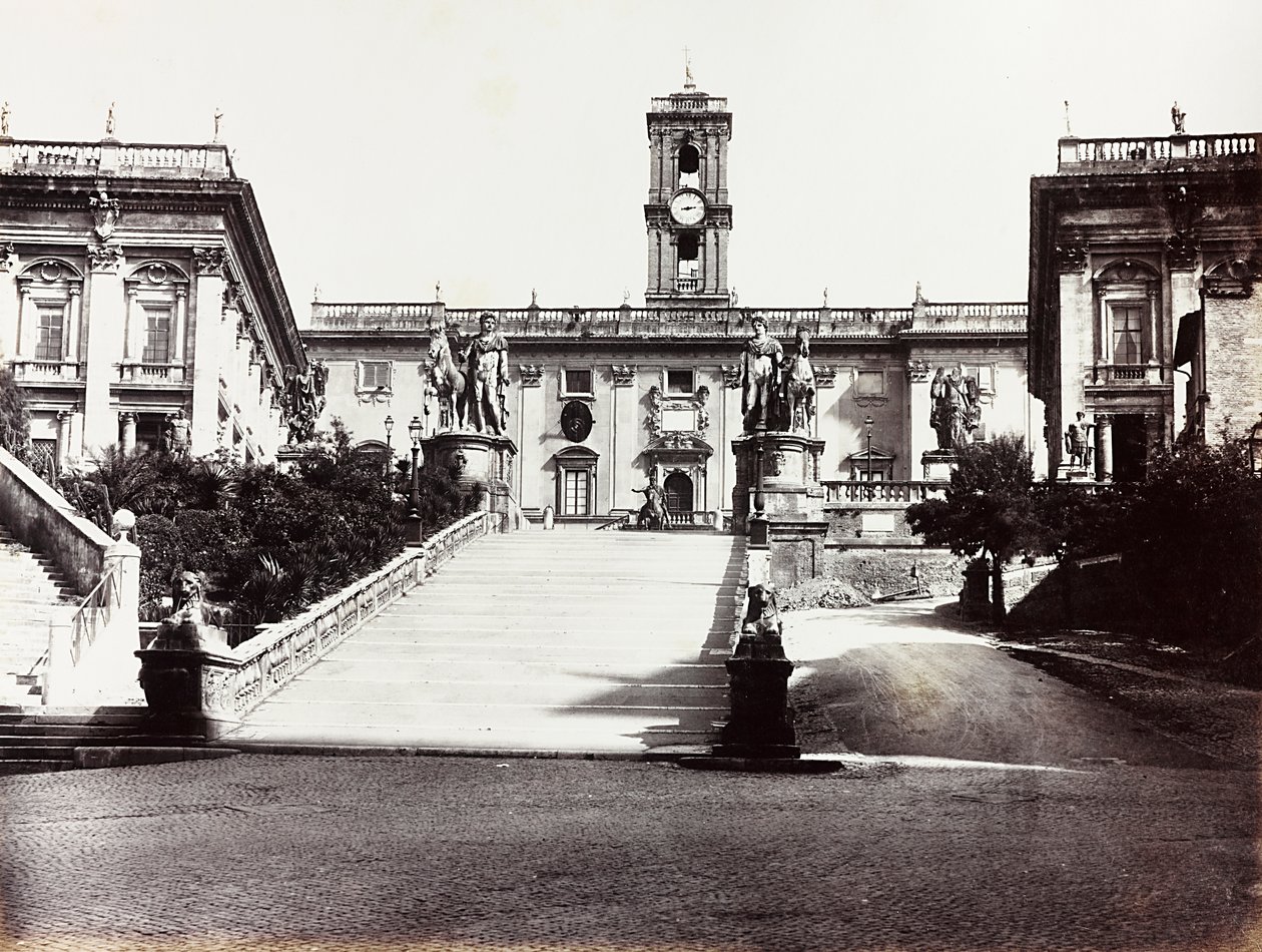 Ansicht des Kapitols mit dem Palazzo Senatorio, Rom von Unknown photographer
