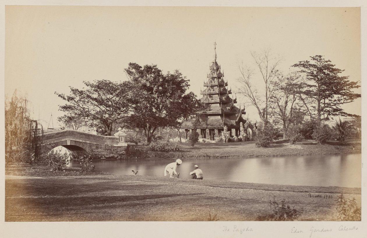 Ansicht der Eden Gardens, Kalkutta von Unknown photographer