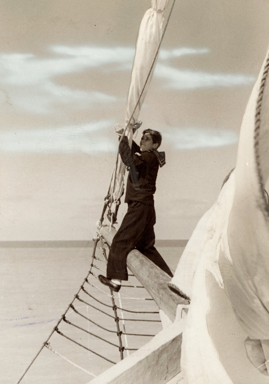 Marine, die den Bogen spannt von Unknown photographer