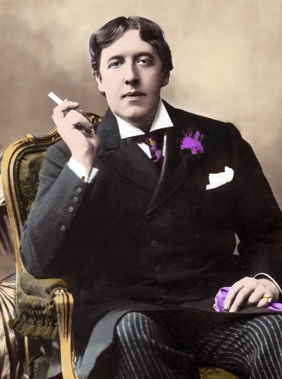 Porträt von Oscar Wilde. Fotografie aus dem 19. Jahrhundert von Unknown photographer