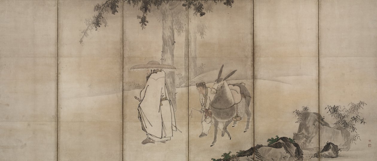 Su Shi So Shoku und Pan Lang Han Ro, frühe 1600er von Unkoku Tōgan