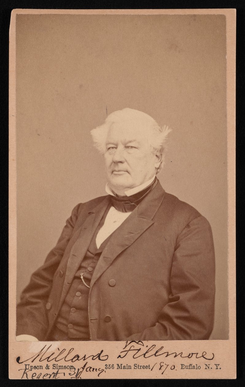 Porträt von Millard Fillmore 1800-1874, 4. Januar 1870 von Upson and Simson