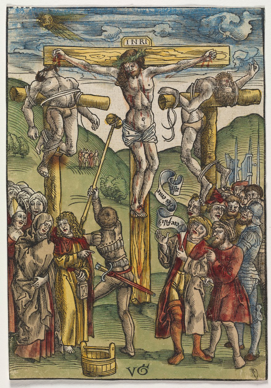 Die Passion: Die Kreuzigung, vor 1508 von Urs I Graf