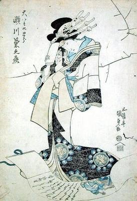 Porträt einer Dame von Utagawa Kunisada