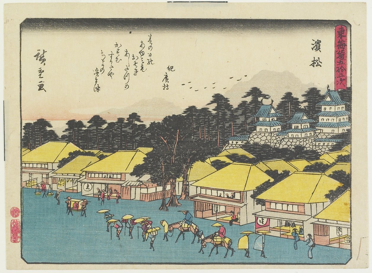 Mamamatsu, 1837-1844 von Utagawa Hiroshige