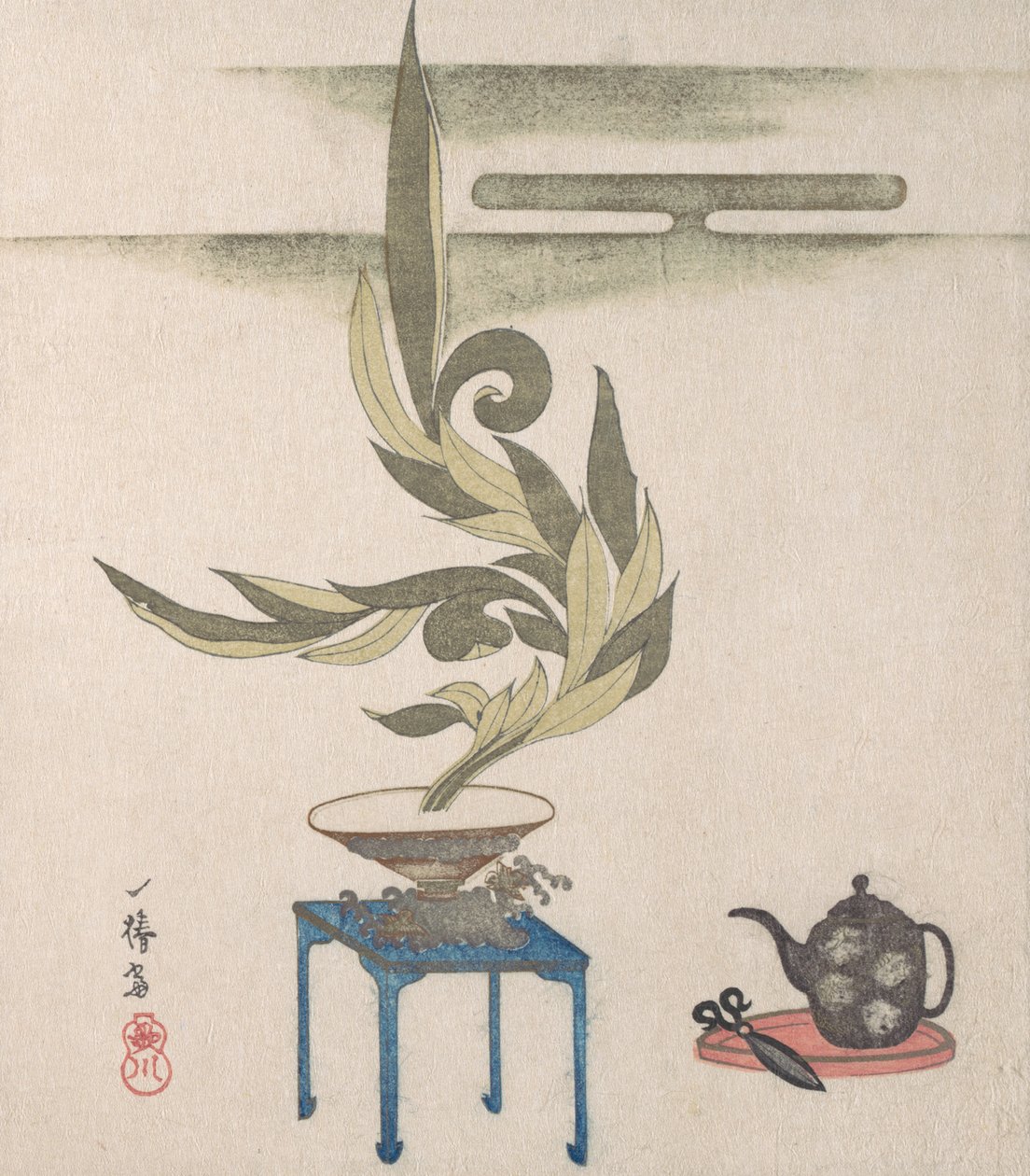 Blumenarrangement, 19. Jahrhundert von Utagawa Itchinsai